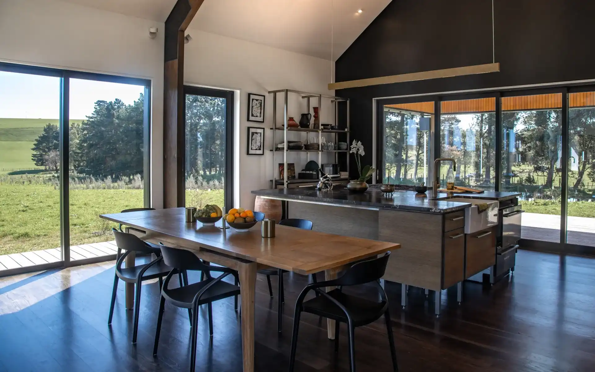 Kitchen and dining room